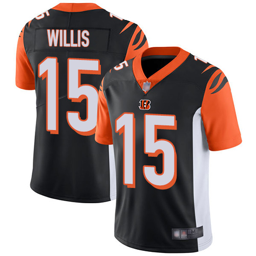 Cincinnati Bengals Limited Black Men Damion Willis Home Jersey NFL Footballl #15 Vapor Untouchable